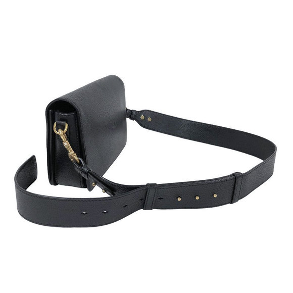 Christian Dior Evolution Shoulder Bag Leather Black - Picture 3 of 12